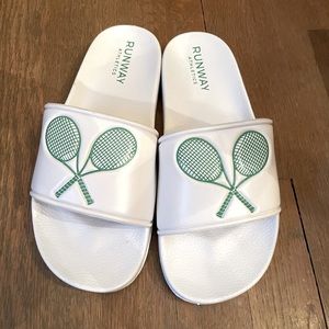 Double Trouble Tennis Slides